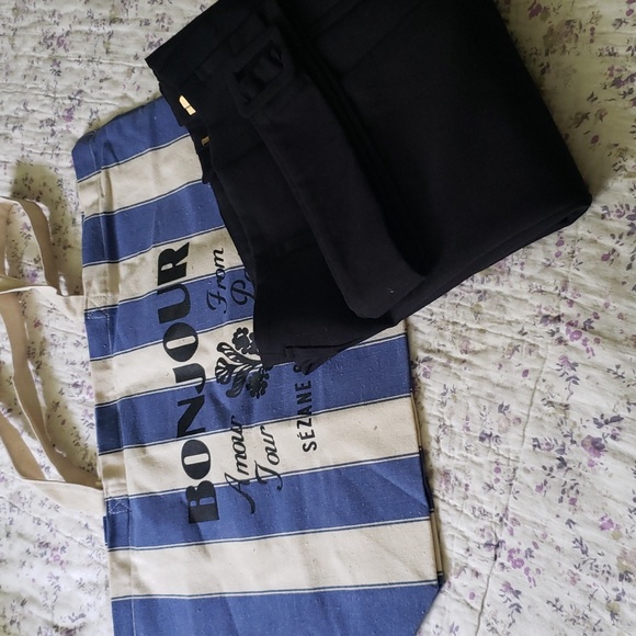 Sezane Arthur Trousers Size 36/4 - Black - Picture 8 of 8